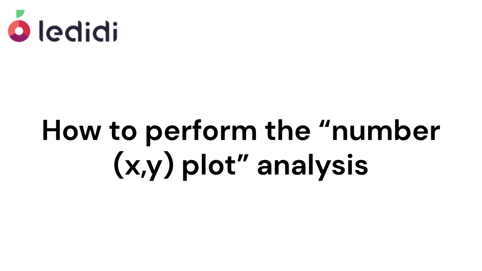 How to perform number (x, y) plot