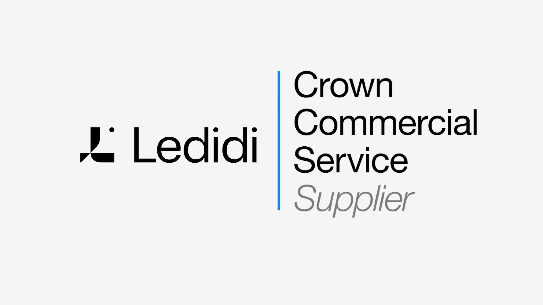 Kopi av Ledidi Core Crown Commercial Service Supplier